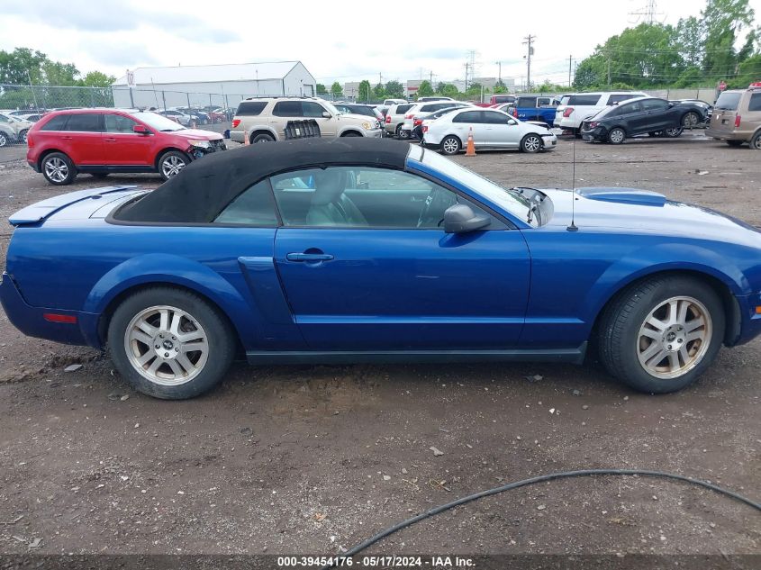 2007 Ford Mustang V6 Deluxe/V6 Premium VIN: 1ZVFT84N175257913 Lot: 39454176