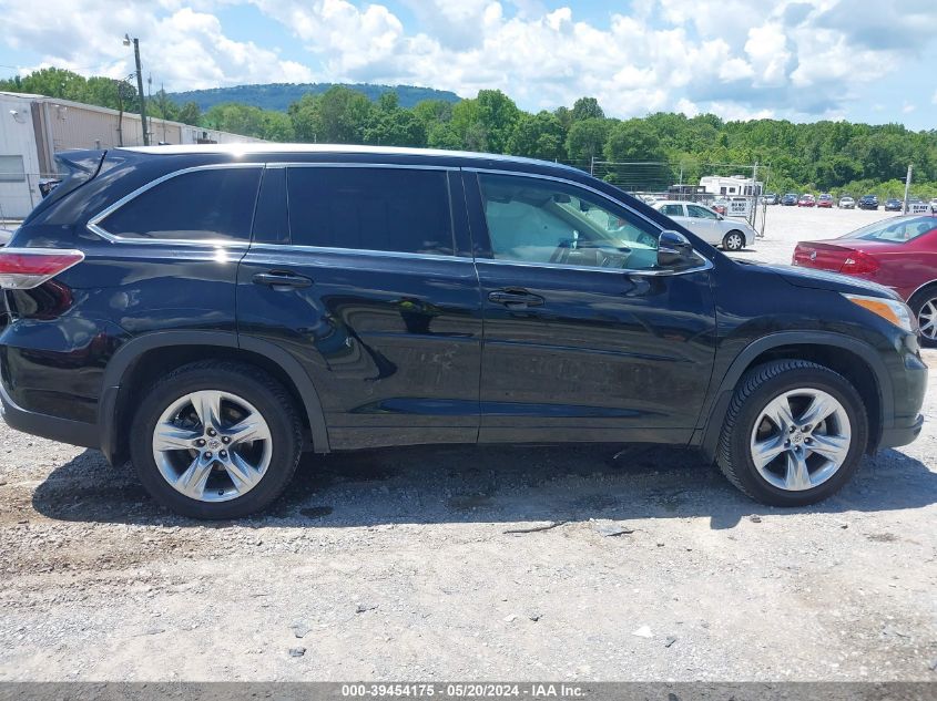 2015 Toyota Highlander Limited Platinum V6 VIN: 5TDDKRFH3FS192405 Lot: 39454175