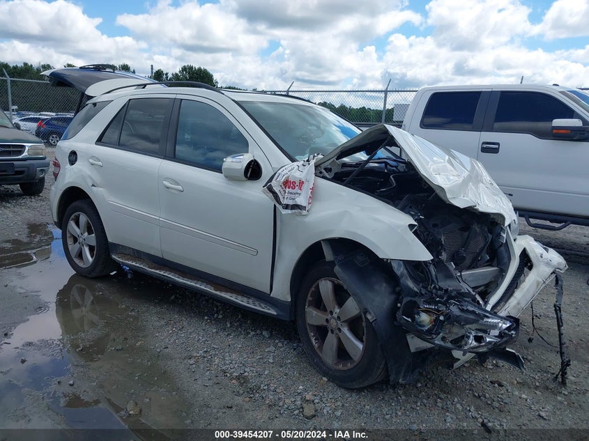 2009 Mercedes-Benz Ml 350 4Matic VIN: 4JGBB86E49A462276 Lot: 39454207