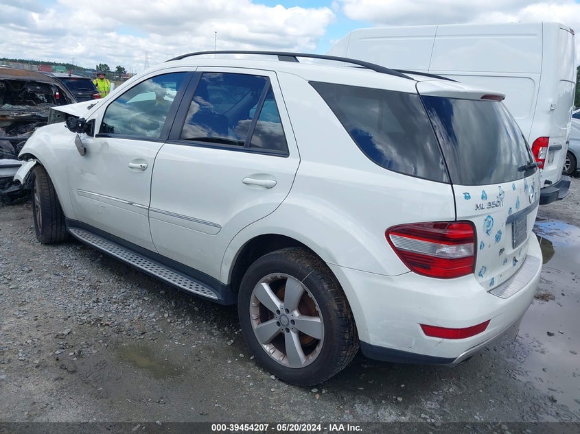 2009 Mercedes-Benz Ml 350 4Matic VIN: 4JGBB86E49A462276 Lot: 39454207