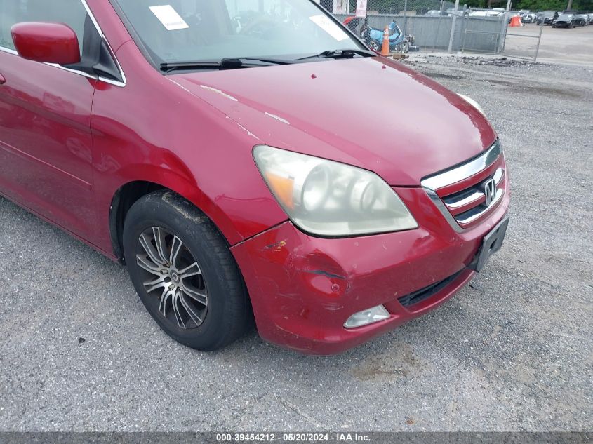 2005 Honda Odyssey Touring VIN: 5FNRL38865B019722 Lot: 39454212