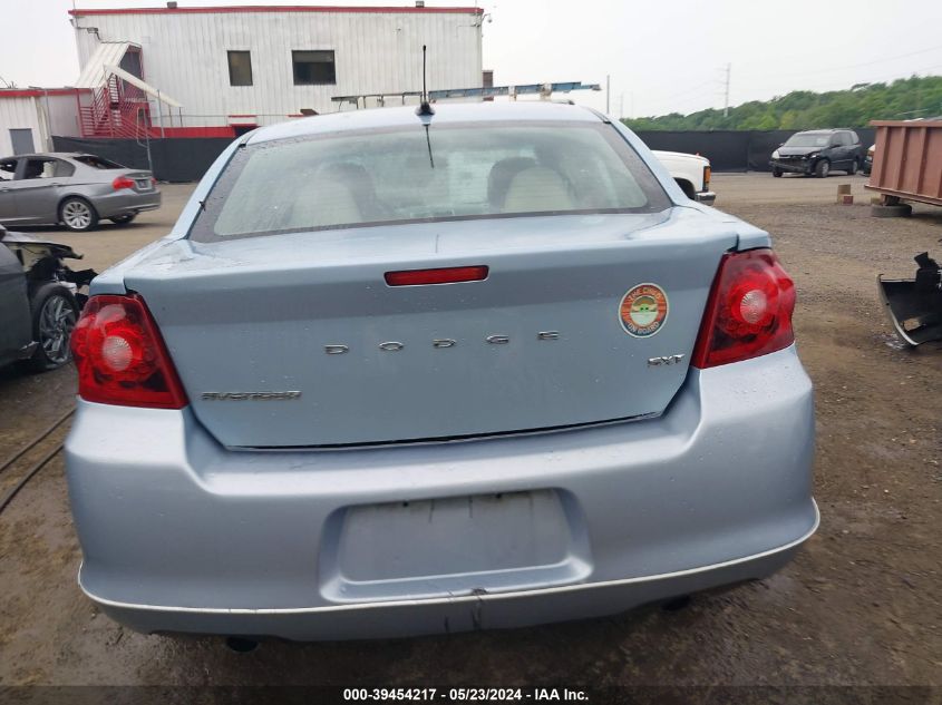2013 Dodge Avenger Sxt VIN: 1C3CDZCG3DN614424 Lot: 39454217