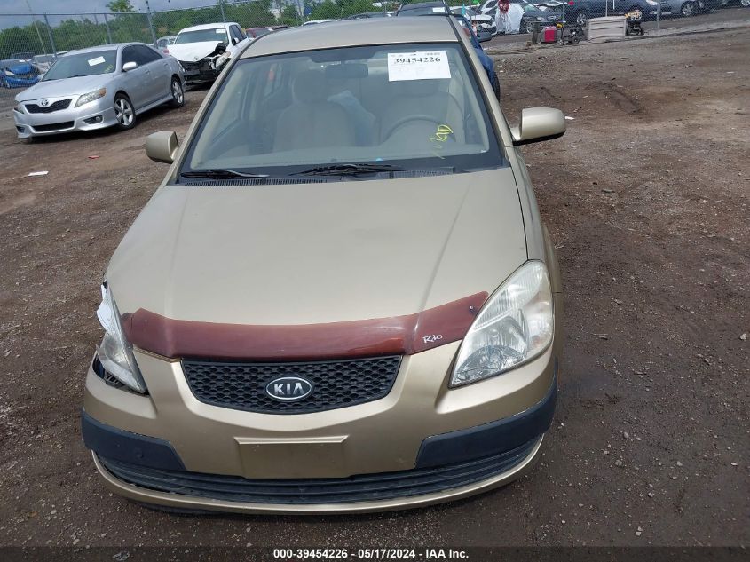 2009 Kia Rio Lx VIN: KNADE223196568447 Lot: 39454226