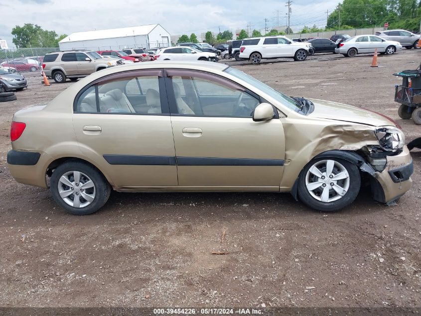2009 Kia Rio Lx VIN: KNADE223196568447 Lot: 39454226