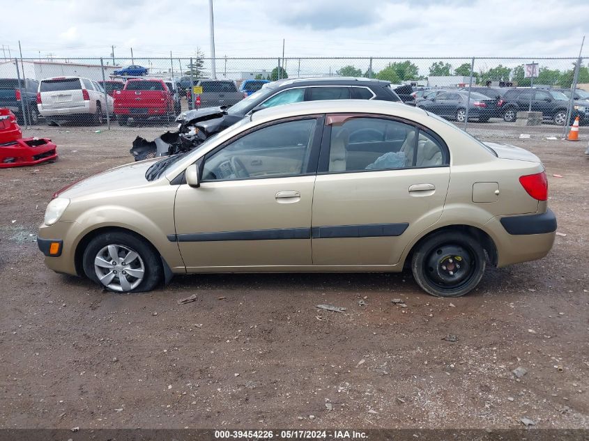 2009 Kia Rio Lx VIN: KNADE223196568447 Lot: 39454226