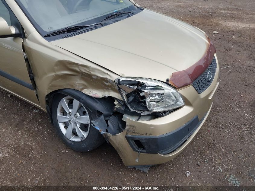 2009 Kia Rio Lx VIN: KNADE223196568447 Lot: 39454226