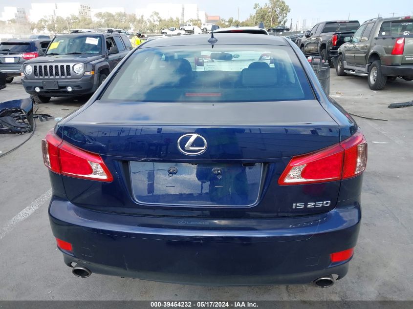 2011 Lexus Is 250 VIN: JTHBF5C27B5138575 Lot: 39454232