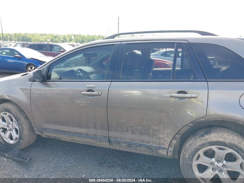 2013 Ford Edge Sel VIN: 2FMDK4JCXDBE15550 Lot: 39454238