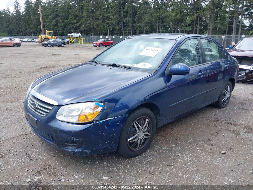 2009 Kia Spectra Ex VIN: KNAFE222495621681 Lot: 39454242