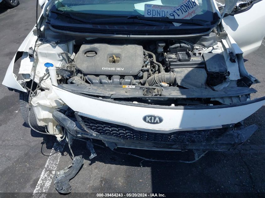 2018 Kia Forte Lx VIN: 3KPFK4A78JE245662 Lot: 39454243