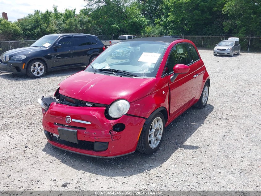 2012 Fiat 500C Pop VIN: 3C3CFFDR1CT171598 Lot: 39454245