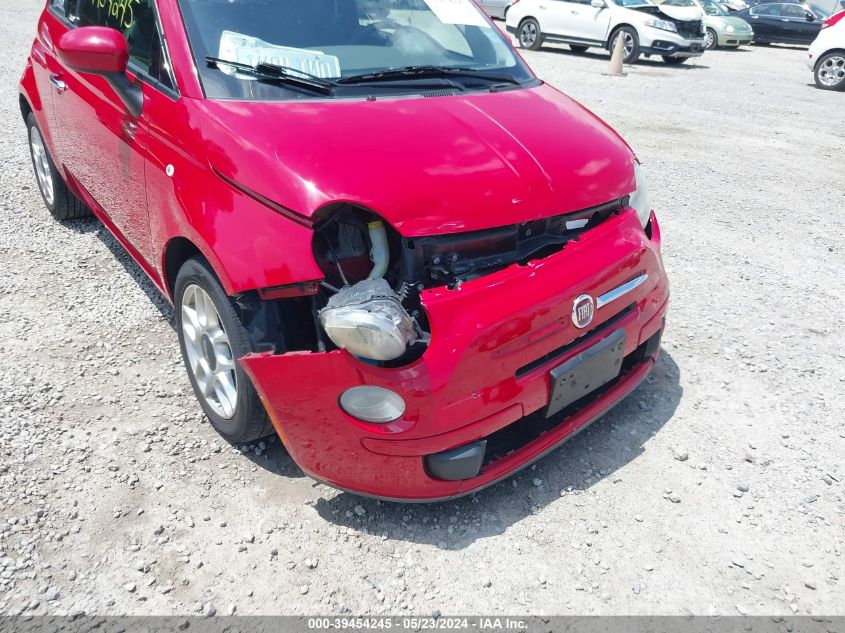 2012 Fiat 500C Pop VIN: 3C3CFFDR1CT171598 Lot: 39454245