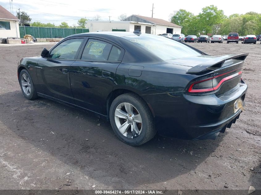 2016 Dodge Charger Sxt VIN: 2C3CDXHG0GH326886 Lot: 39454274