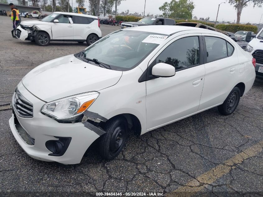 2017 Mitsubishi Mirage G4 Es VIN: ML32F3FJ6HHF06766 Lot: 39454345