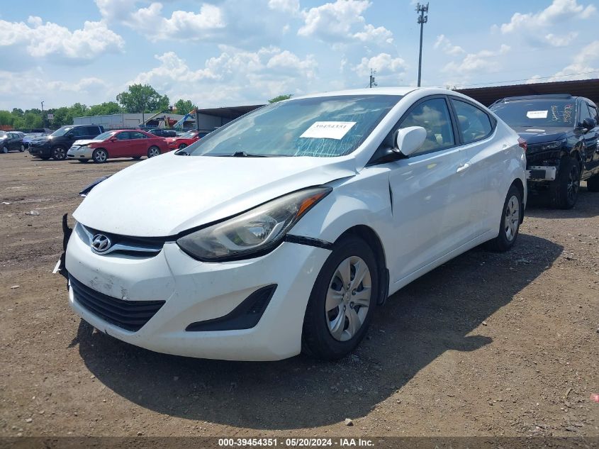 2016 Hyundai Elantra Se VIN: 5NPDH4AE4GH663810 Lot: 39454351