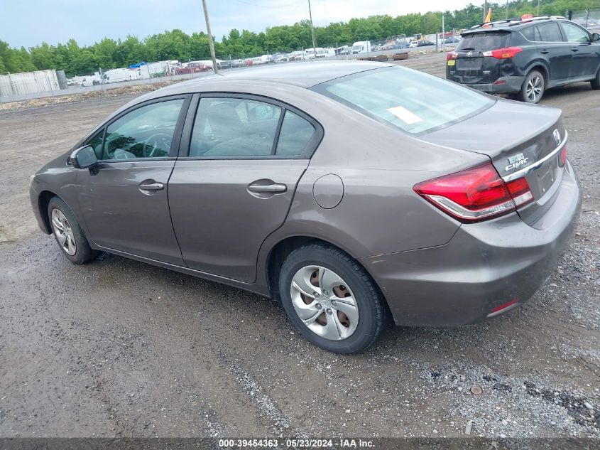 2014 Honda Civic Lx VIN: 2HGFB2F50EH535093 Lot: 39454363