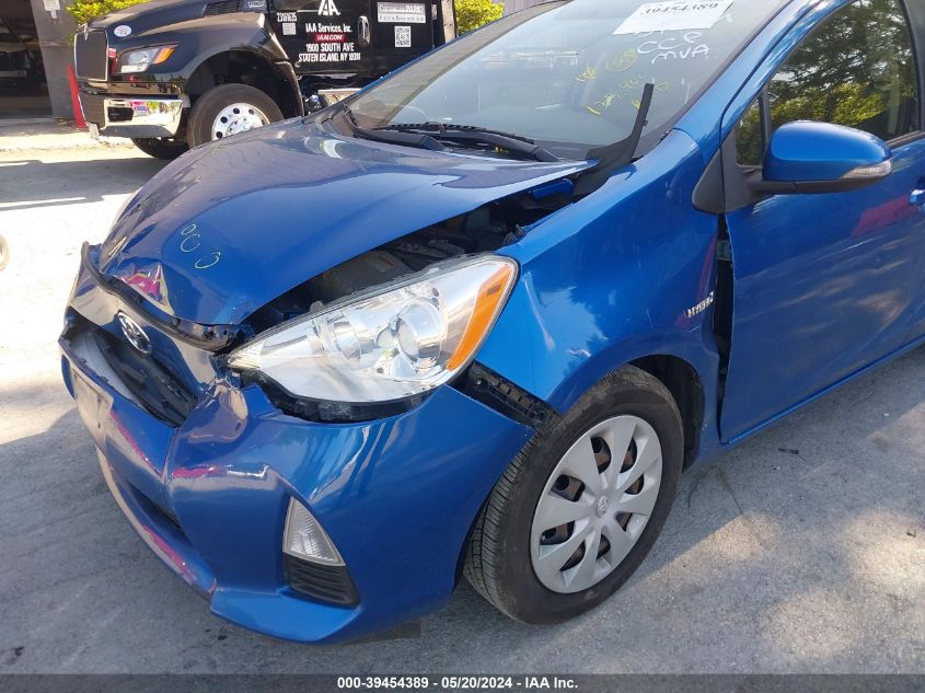 2014 Toyota Prius C Two VIN: JTDKDTB39E1562308 Lot: 39454389