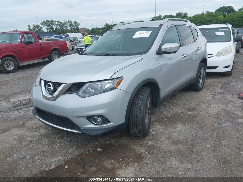 2015 Nissan Rogue S/Sl/Sv VIN: 5N1AT2MV1FC823441 Lot: 39454418