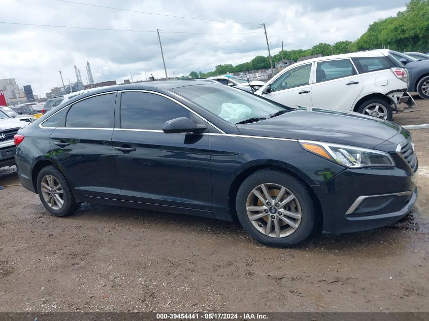 2017 Hyundai Sonata Se VIN: 5NPE24AF7HH505476 Lot: 39454441