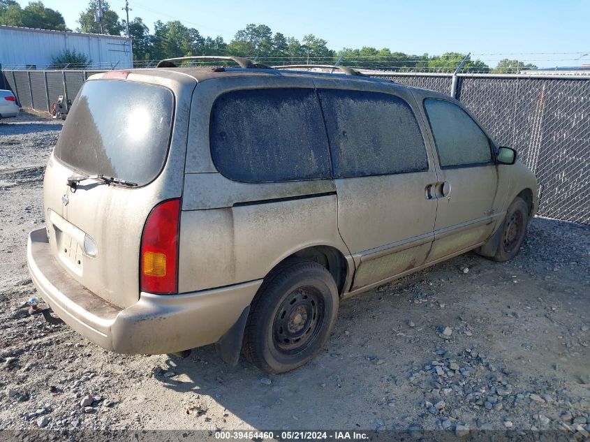 1999 Nissan Quest Se/Gle/Gxe VIN: 4N2XN11T5XD836577 Lot: 39454460