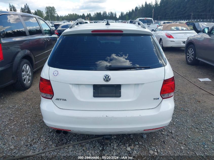 2014 Volkswagen Jetta Sportwagen 2.0L Tdi VIN: 3VWPL7AJ9EM600801 Lot: 39454480