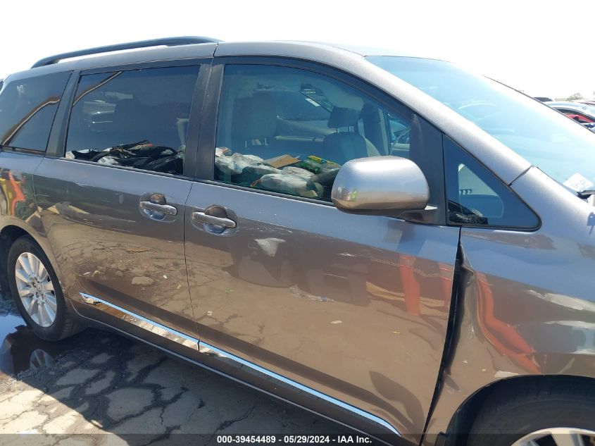 2011 Toyota Sienna Xle V6 VIN: 5TDYK3DC8BS076813 Lot: 39454489