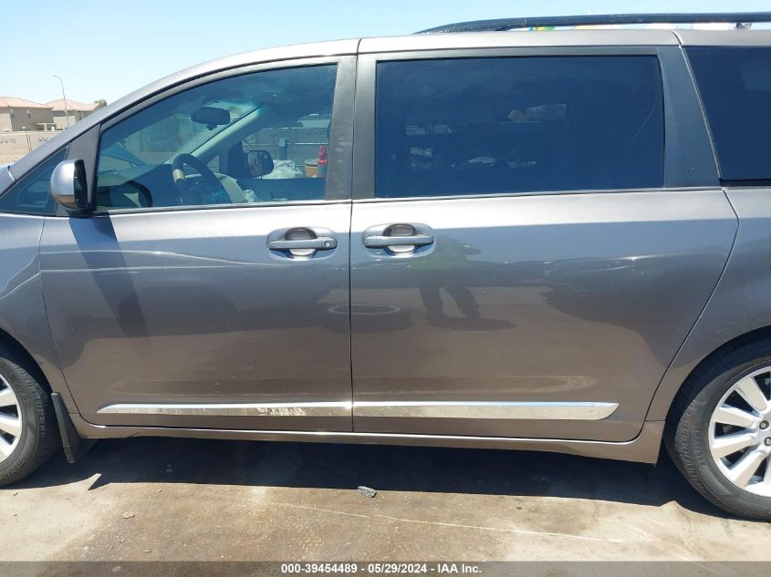 2011 Toyota Sienna Xle V6 VIN: 5TDYK3DC8BS076813 Lot: 39454489