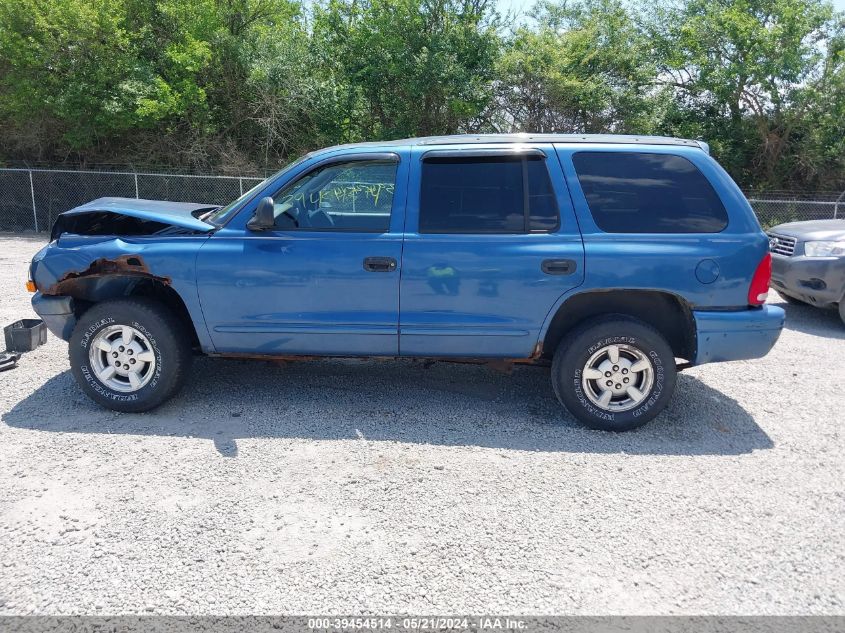 2002 Dodge Durango Sport VIN: 1B4HS38N22F104792 Lot: 39454514