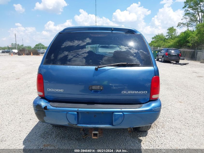 2002 Dodge Durango Sport VIN: 1B4HS38N22F104792 Lot: 39454514