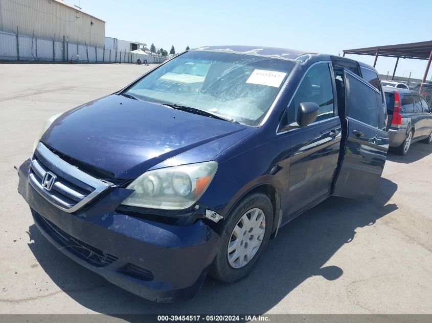 2007 Honda Odyssey Lx VIN: 5FNRL38237B002438 Lot: 39454517