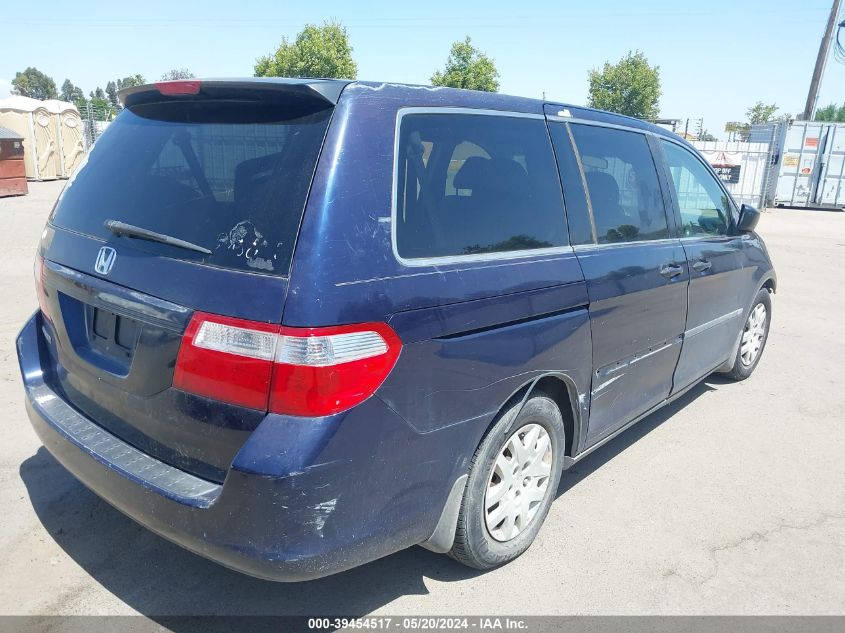 2007 Honda Odyssey Lx VIN: 5FNRL38237B002438 Lot: 39454517