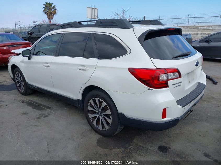 2017 Subaru Outback 2.5I Limited VIN: 4S4BSANC9H3351426 Lot: 39454520