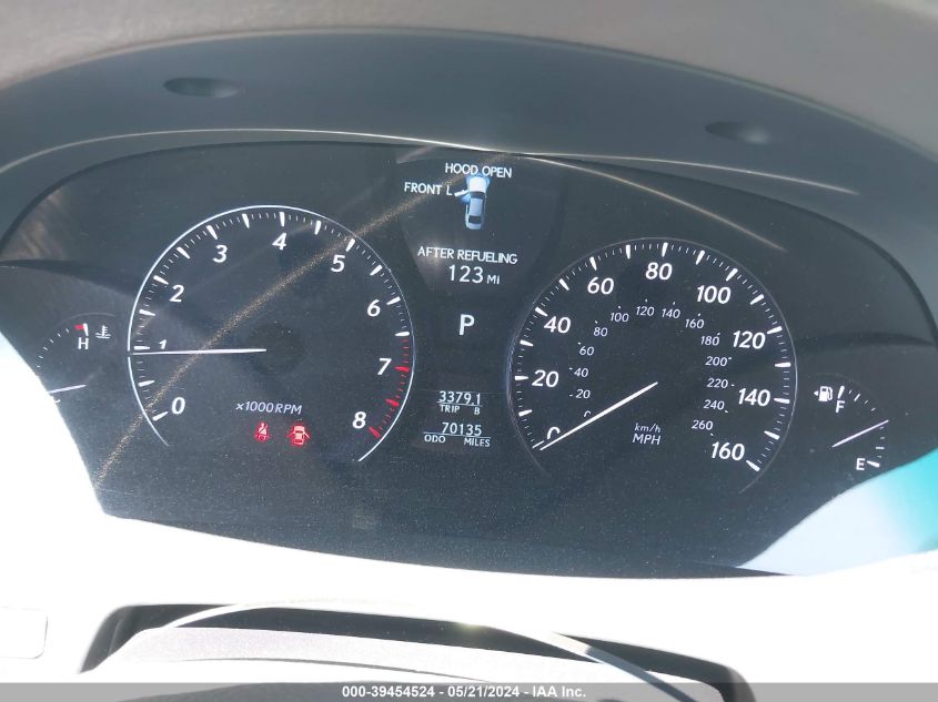 2007 Lexus Ls 460 VIN: JTHBL46F475049300 Lot: 39454524