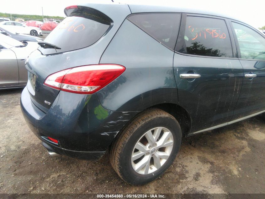 2012 Nissan Murano S VIN: JN8AZ1MW3CW214551 Lot: 39454560