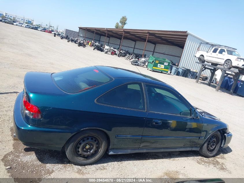 1998 Honda Civic Ex VIN: 1HGEJ8149WL107186 Lot: 39454570