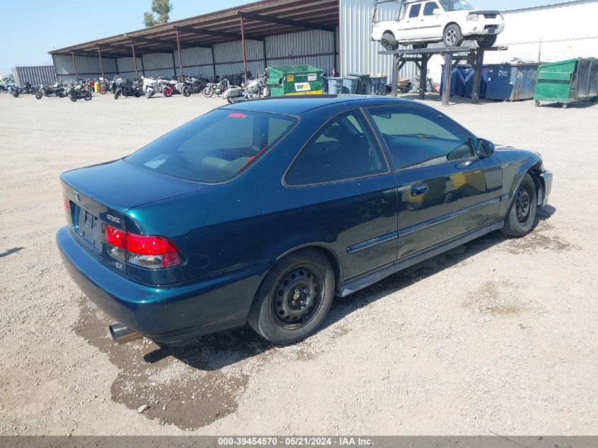 1998 Honda Civic Ex VIN: 1HGEJ8149WL107186 Lot: 39454570