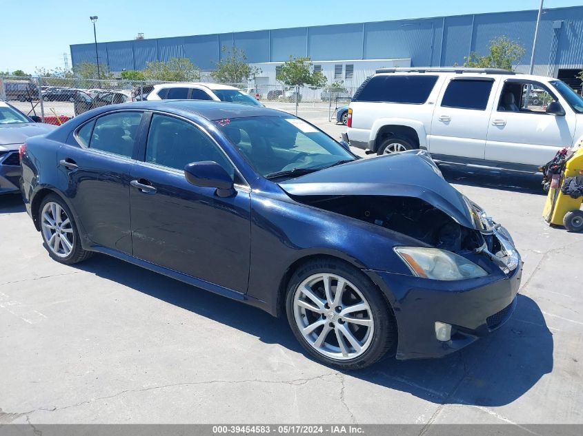 2007 Lexus Is 250 VIN: JTHBK262675039999 Lot: 39454583