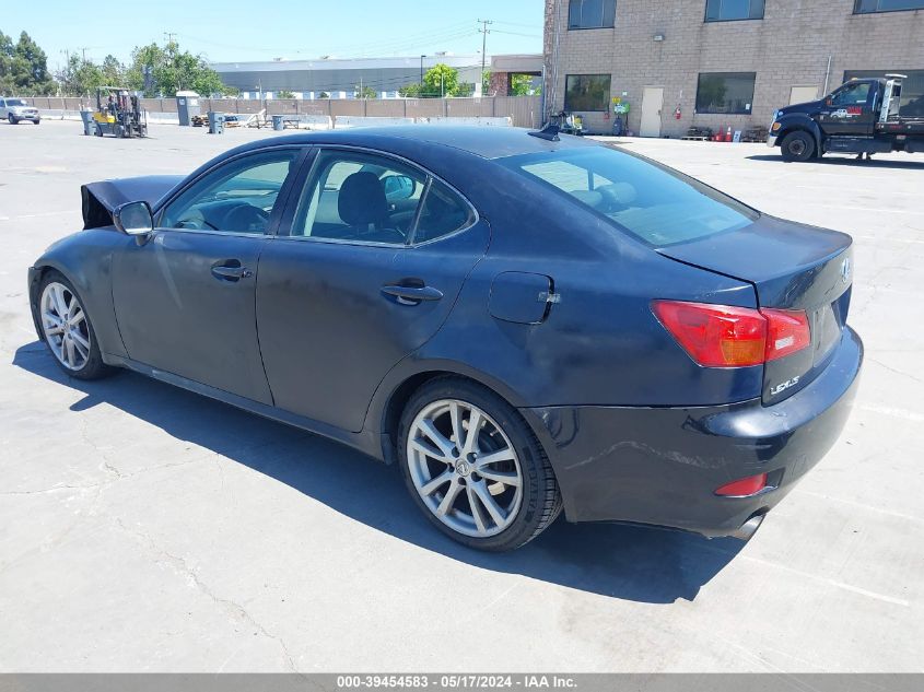 2007 Lexus Is 250 VIN: JTHBK262675039999 Lot: 39454583