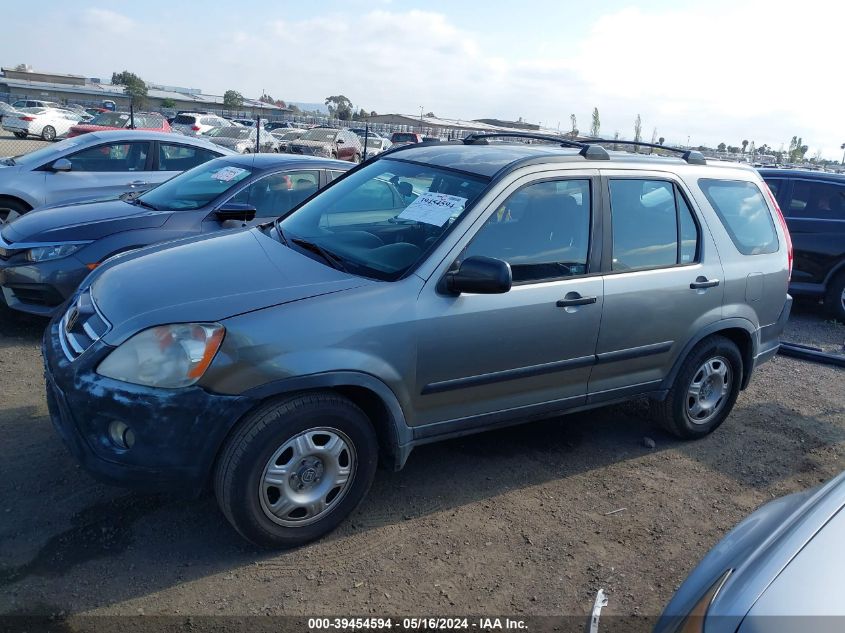 2006 Honda Cr-V Lx VIN: JHLRD68576C013904 Lot: 39454594