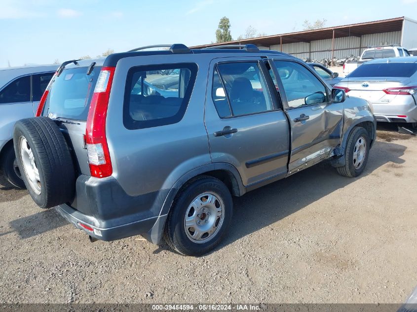 2006 Honda Cr-V Lx VIN: JHLRD68576C013904 Lot: 39454594