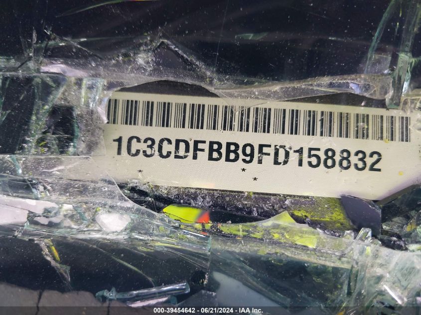 2015 Dodge Dart Sxt VIN: 1C3CDFBB9FD158832 Lot: 39454642