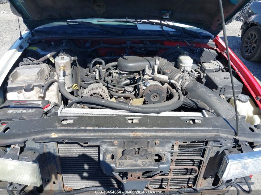 2001 Chevrolet Blazer Ls VIN: 1GNCT18WX1K163383 Lot: 39454654