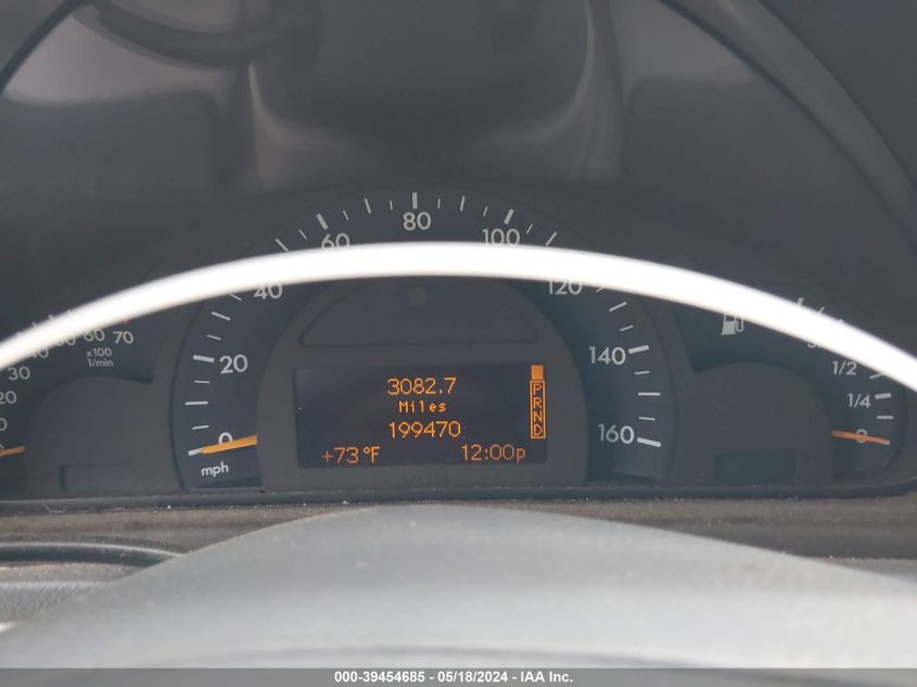 2004 Mercedes-Benz C 240 VIN: WDBRF61J24F500582 Lot: 39454685