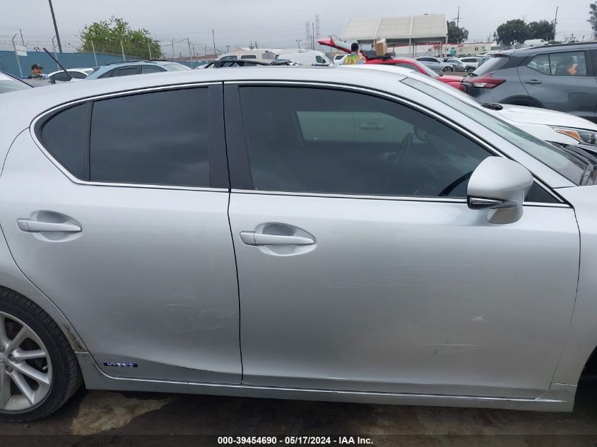 2013 Lexus Ct 200H VIN: JTHKD5BH8D2157622 Lot: 39454690