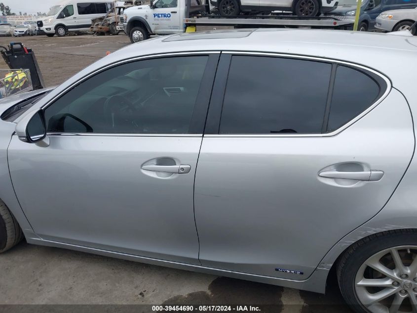 2013 Lexus Ct 200H VIN: JTHKD5BH8D2157622 Lot: 39454690