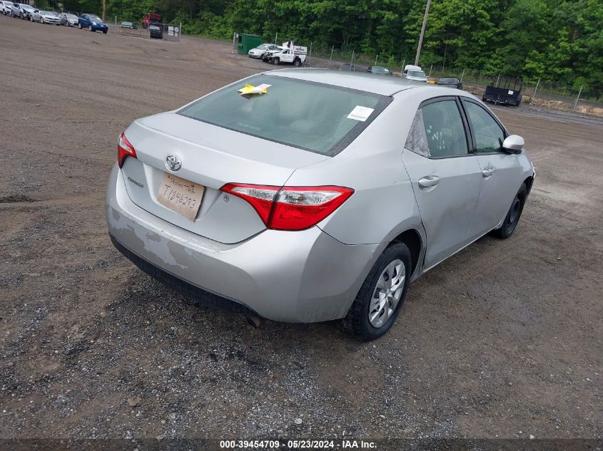 2014 Toyota Corolla L VIN: 2T1BURHE4EC081681 Lot: 39454709