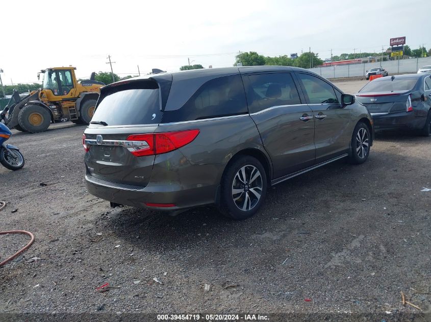 2018 Honda Odyssey Elite VIN: 5FNRL6H94JB016368 Lot: 39454719