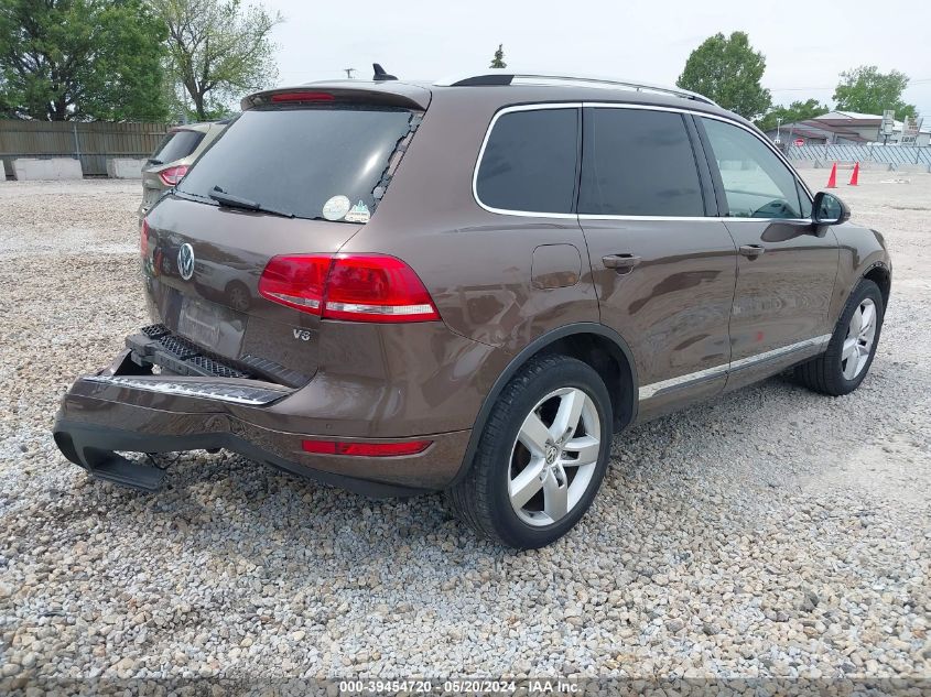 2012 Volkswagen Touareg Vr6 Lux VIN: WVGFF9BP1CD001996 Lot: 39454720