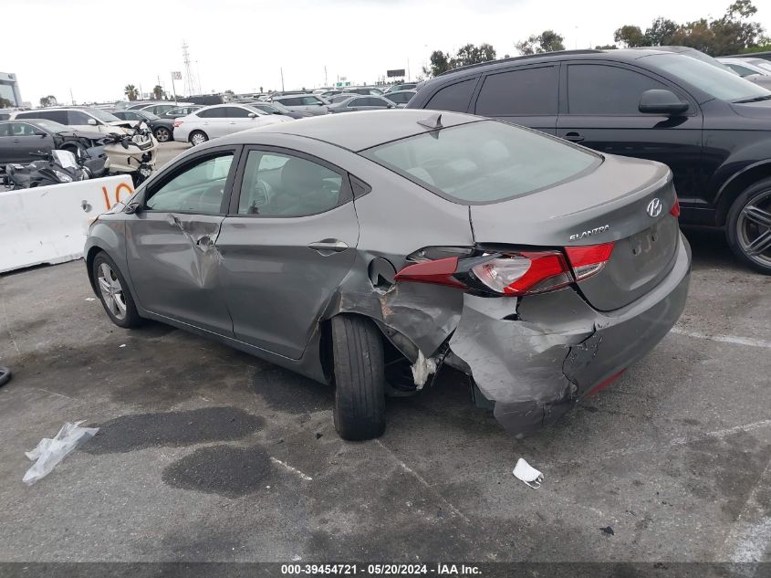 2013 Hyundai Elantra Gls VIN: 5NPDH4AE5DH439067 Lot: 39454721