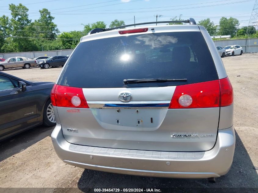 2010 Toyota Sienna Limited VIN: 5TDYK4CC1AS290919 Lot: 39454729